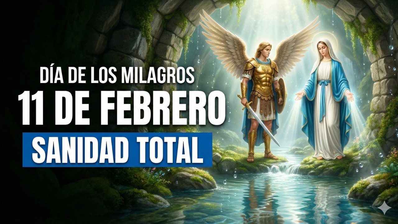 Oración del 11 de Febrero: El milagro de Lourdes y San Miguel para tu salud hoy
