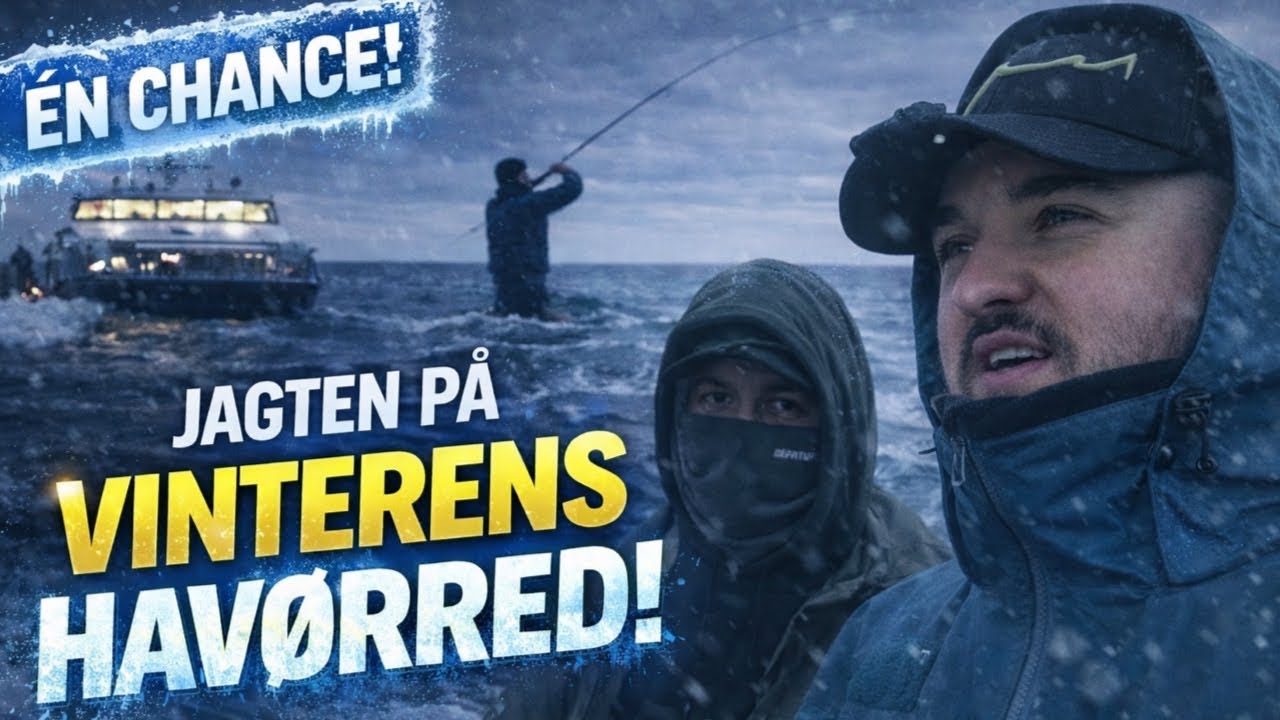 Jagten på vinterens havørreder - 1 Chance!?
