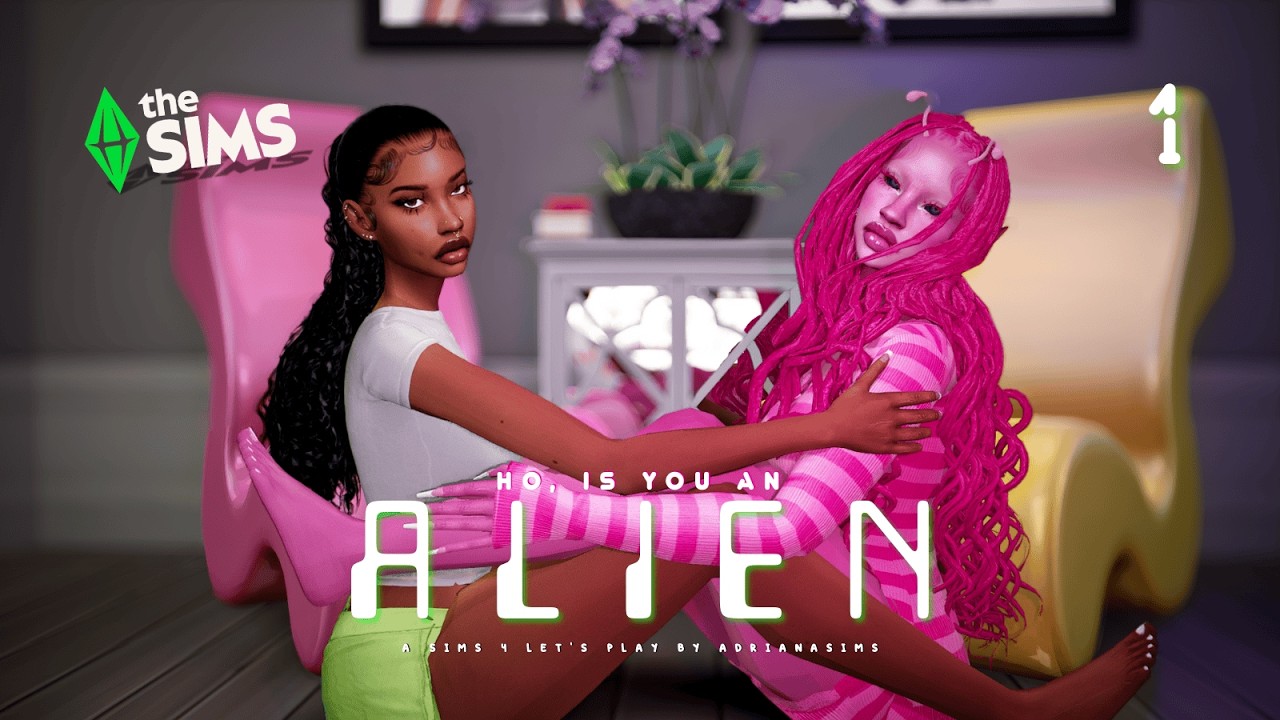 ho, is you an alien!? 𖥔 ܁ ˖🛸 | episode one ⊹ . 📽.ᐟ | sims 4 let's play series ⋆˙⟡ | adrianasims ♡ |