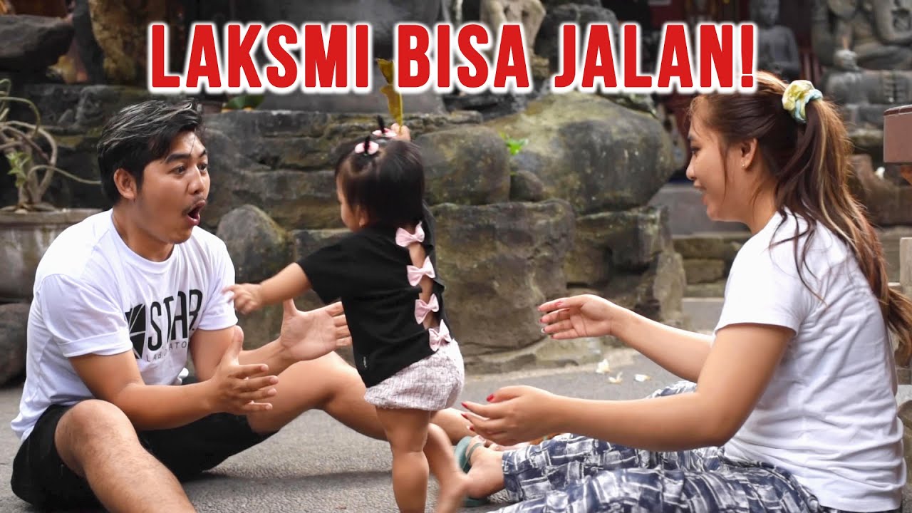 GEMEESSSS 😍 LAKSMI BELAJAR JALAN ❤️😍