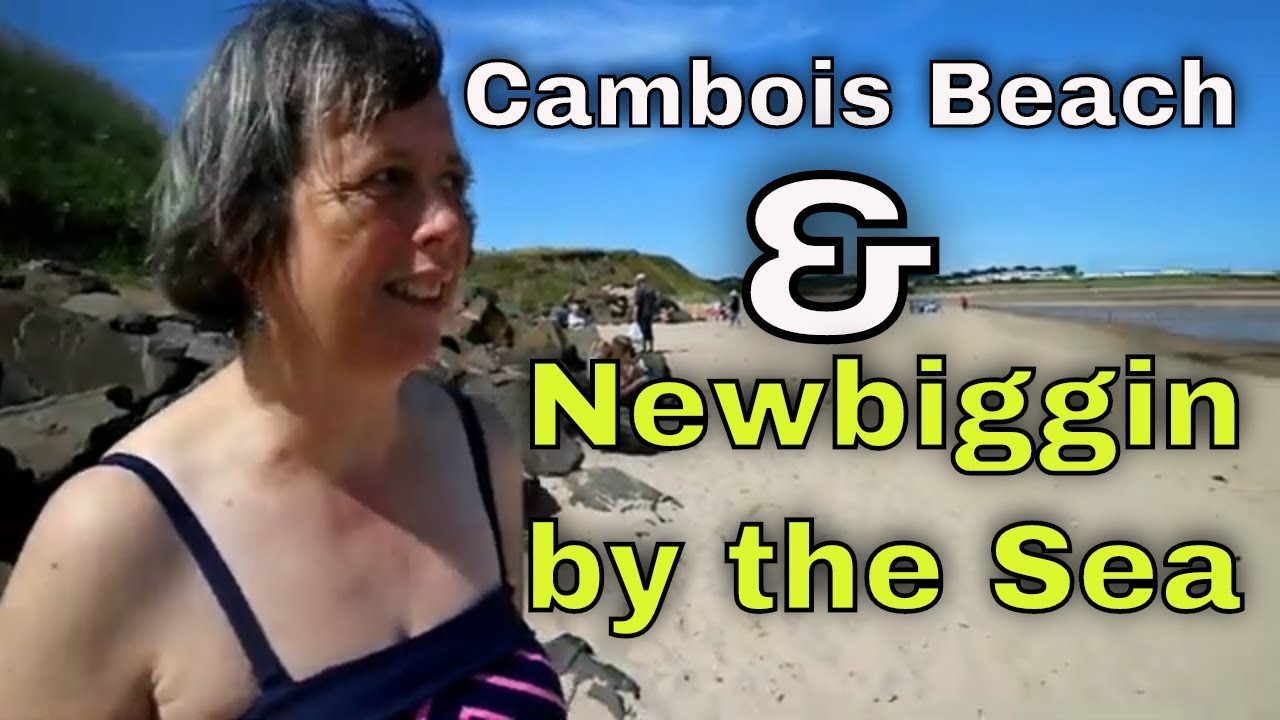 Cambois Beach and Newbiggin-by-the-Sea