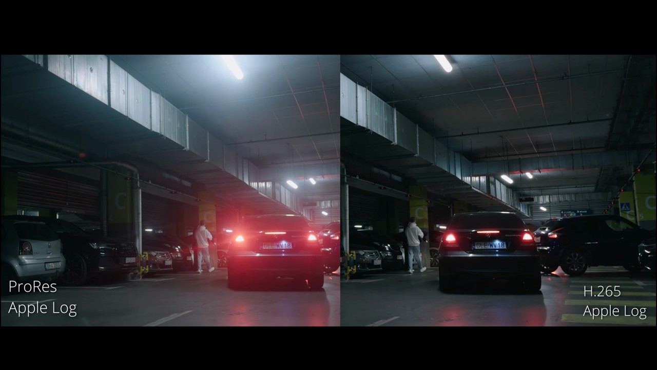 iPhone 15 Pro Max | ProRes vs H.265 | Apple Log