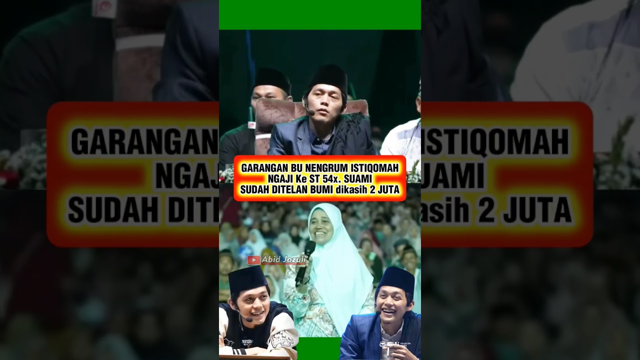 Bu Nengrum ke ST sudah 54x. Suami ditelan bumi 🤣🤣 