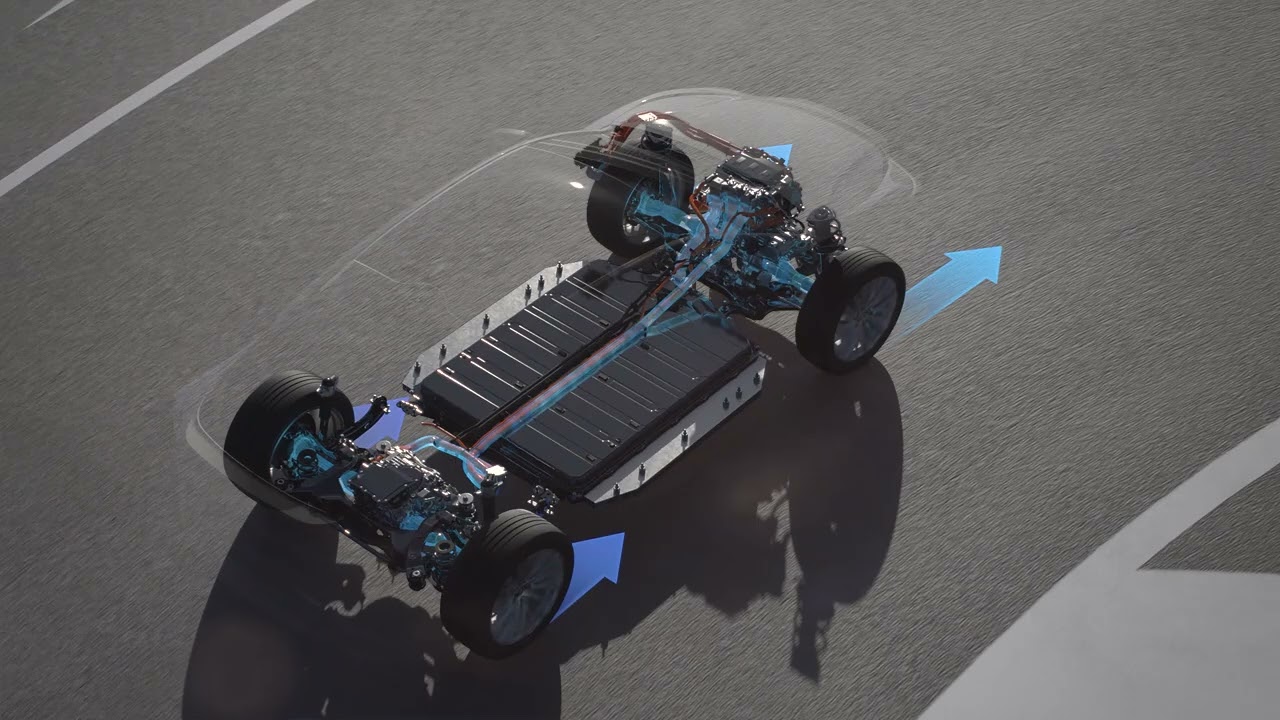 All-new Lexus RZ - DIRECT4 system animation