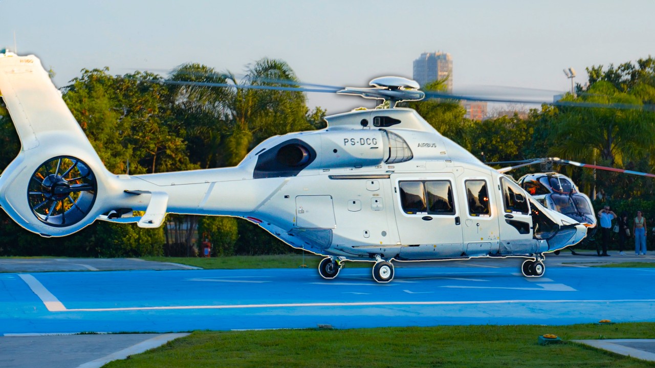VIP HELICOPTERS ACTION! Airbus H160 & AS365 Dauphin | Bell 407 & 429 | Agusta A109 & More!
