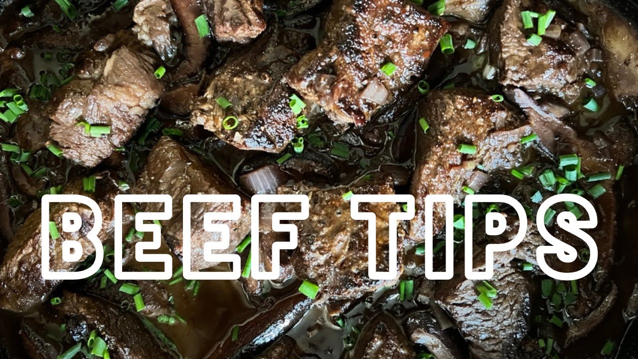 Beef Tips in Red Wine Gravy | EASY | The Prince Eats