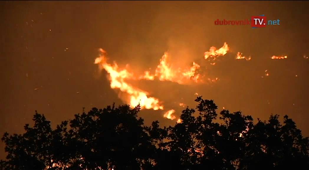 dubrovniktv.net - Dubrovnik: Veliki požar kod Gromače