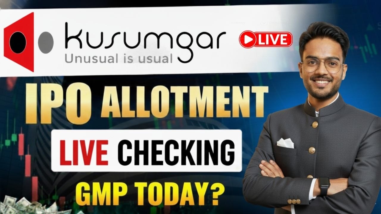 Kusumgar IPO Allotment Live | Kusumgar IPO Allotment Status Live Checking
