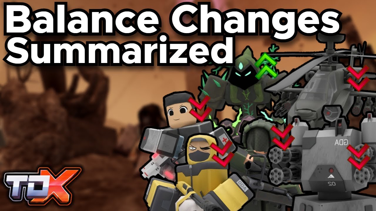TDX All New Balance Changes Summarized (v2.3.4)