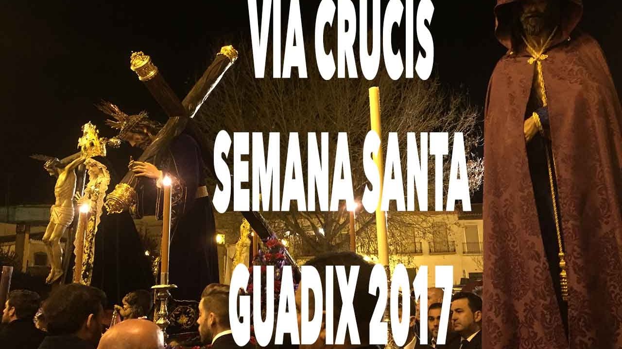 Vía crucis por los cristianos perseguidos en Semana Santa Guadix 2017