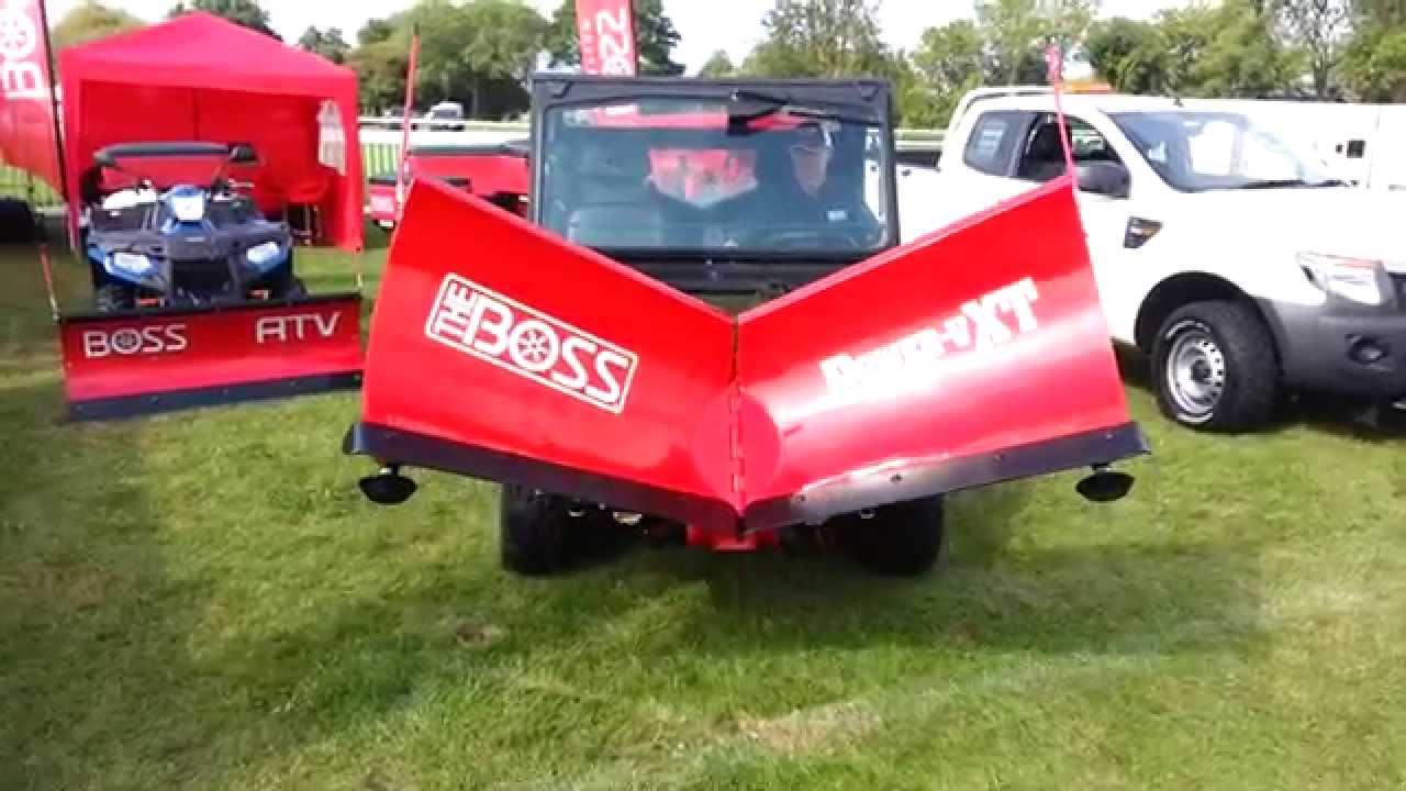 UTV Power VXT BOSS Snow Plough on a Polaris Ranger