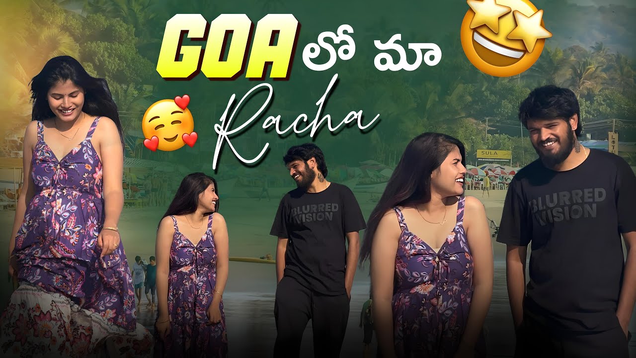 Goa లో మా Racha || durgaprasad Punnam Goa beach Videos