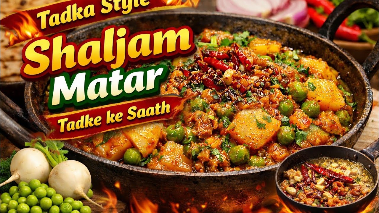 Punjabi style shuljum matar