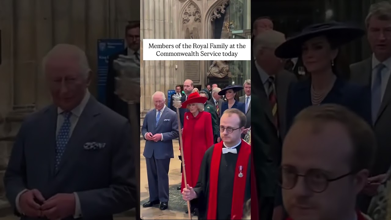 The King and Queen joined the Prince and Princess of Wales at Westminster Abbey