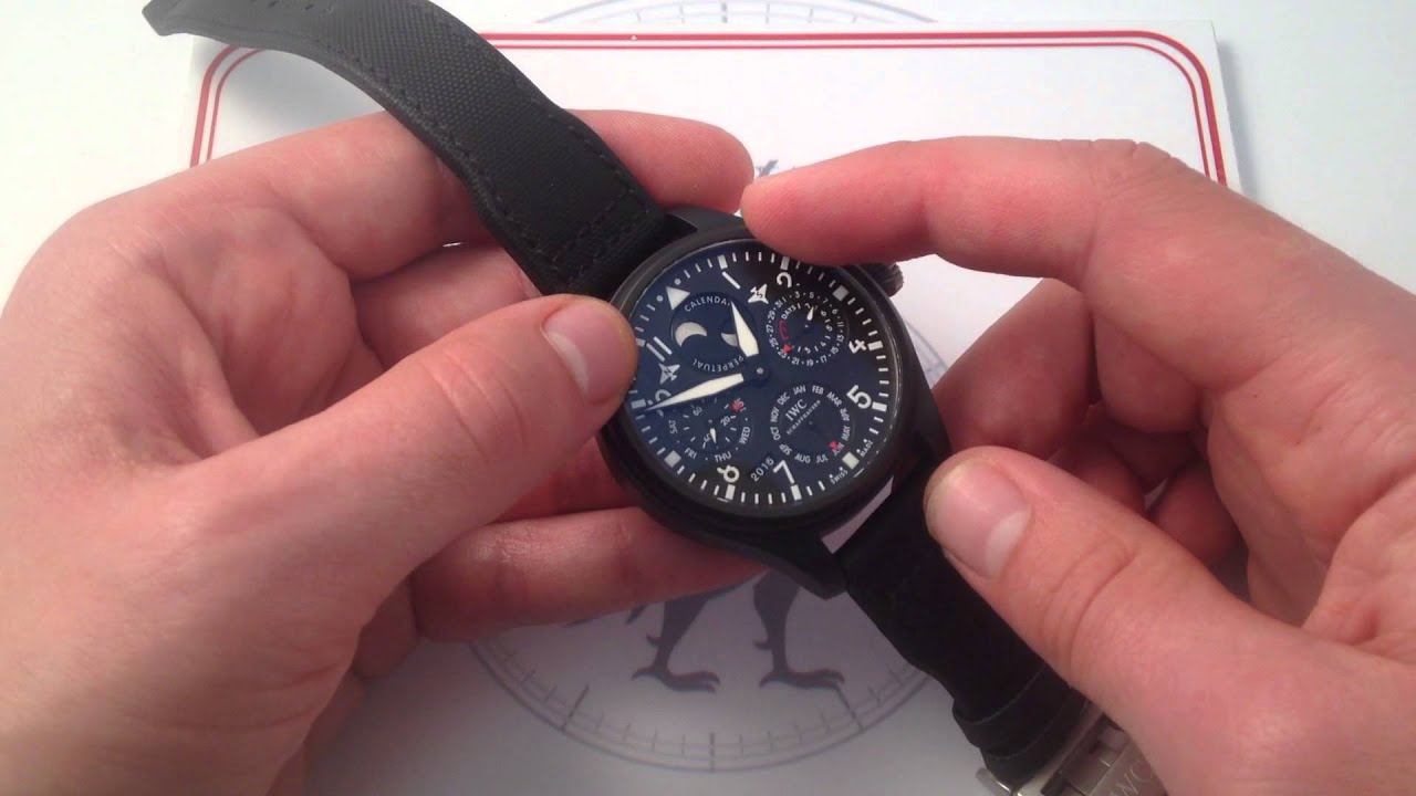 IWC Big Pilot's Watch Perpetual Calendar Top Gun 5029-02 Luxury Watch Review