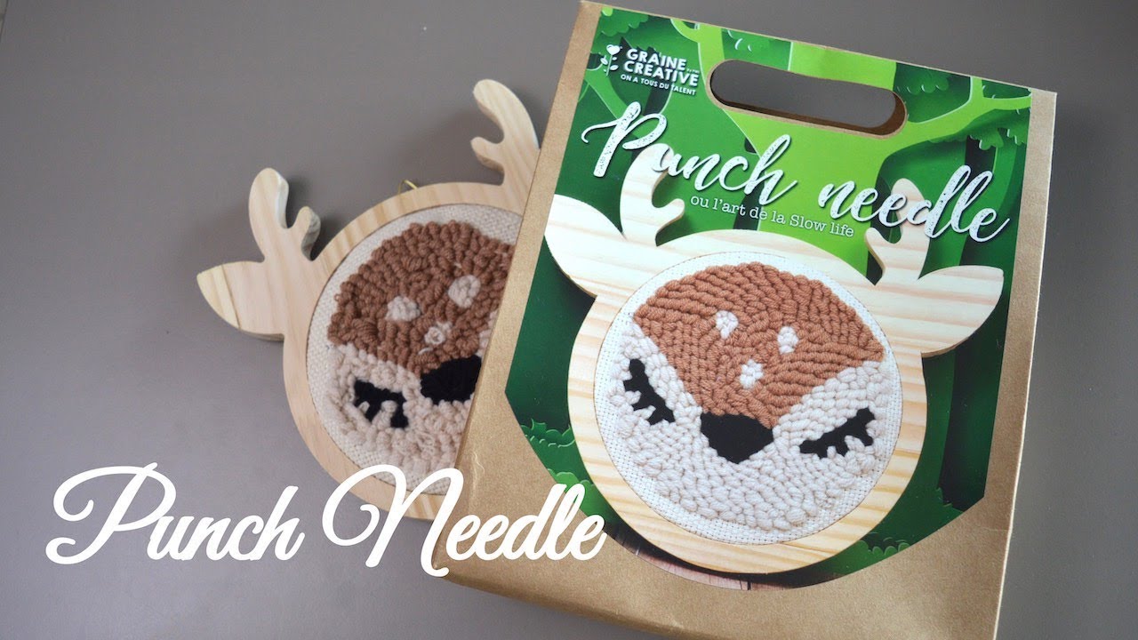 BRODERIE | Je teste le Punch Needle Biche