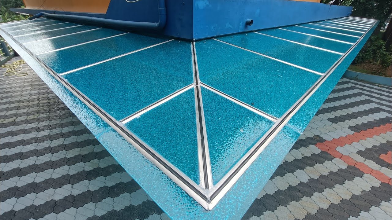 Polycarbonate sheet works malayalam|kerala |India #welding #roofing##polycarbonatesheet #sheetwork