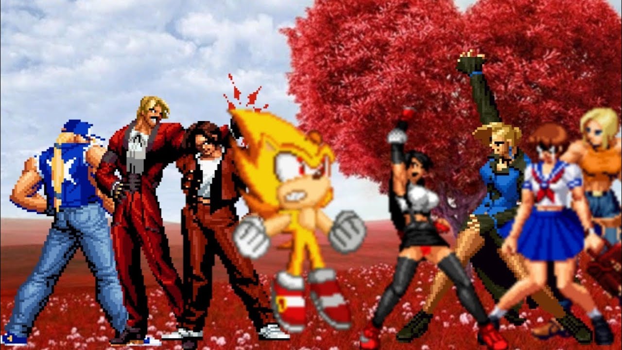 Happy Valentine's Day Battle | KOF Mugen TM | Boys Team Vs Her Loves Team