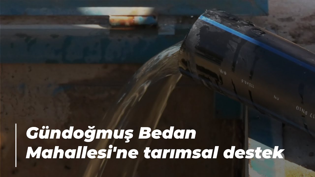 Gündoğmuş Bedan Mahallesi'ne tarımsal destek