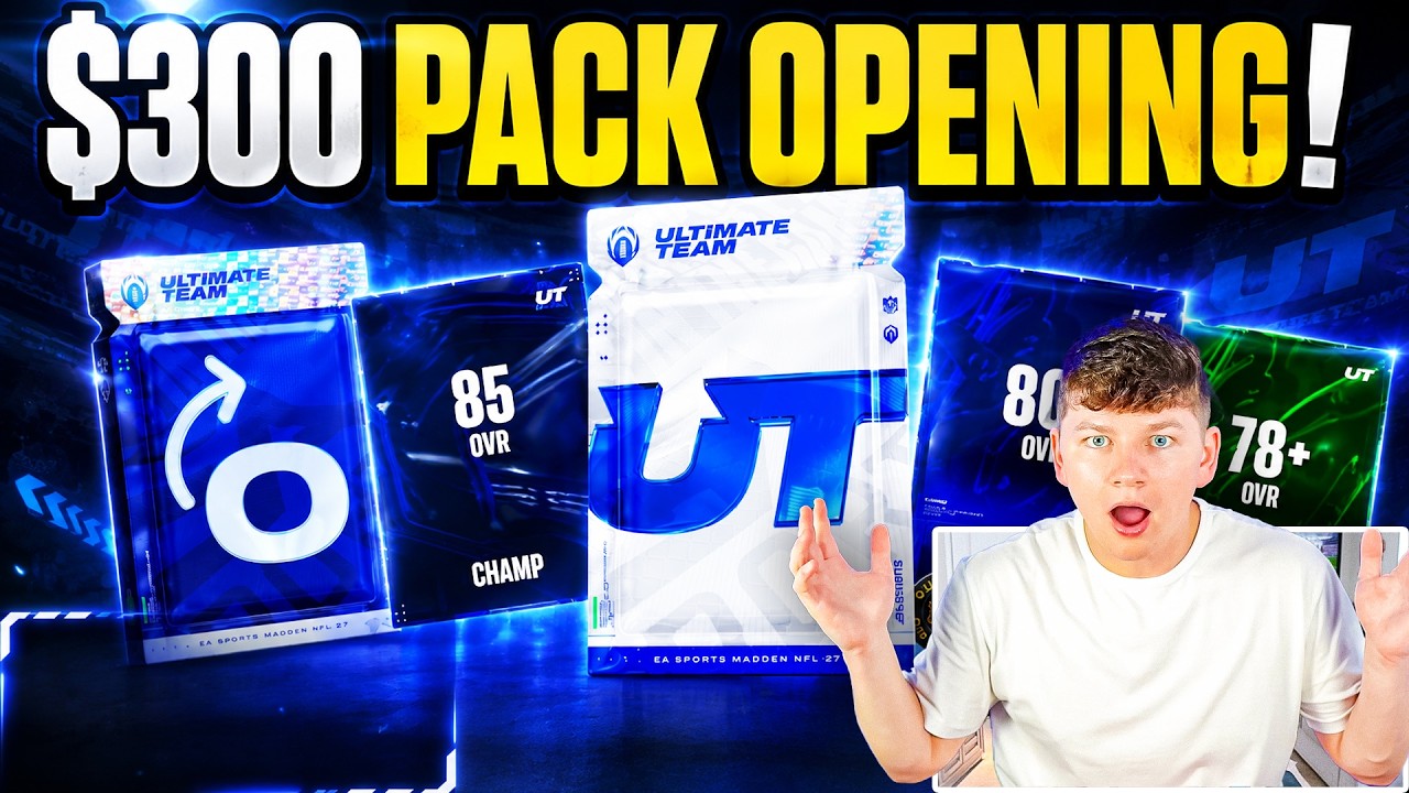 ОТКРЫТИЕ НАБОРА ЗА 300 ДОЛЛАРОВ! МОИ ПЕРВЫЕ НАБОРЫ MADDEN 27!