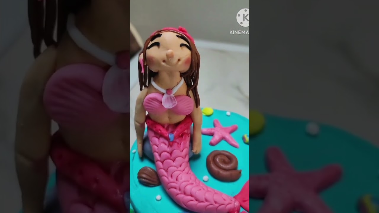 Mermaid fondant cake 
