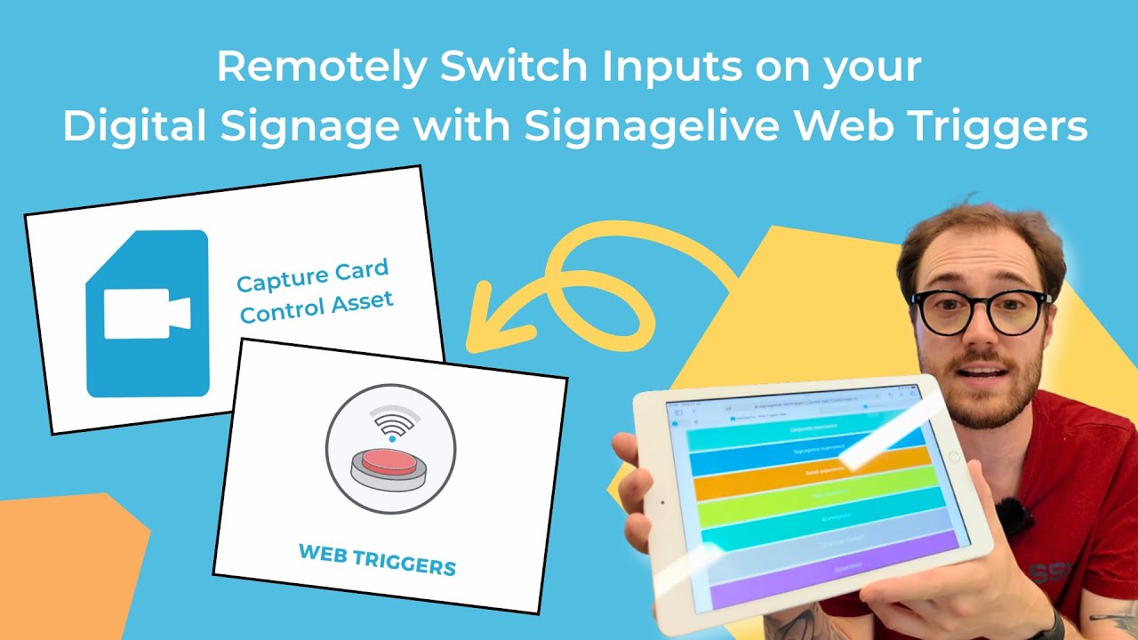 Remotely Switch Inputs on your Digital Signage with Signagelive Web Triggers