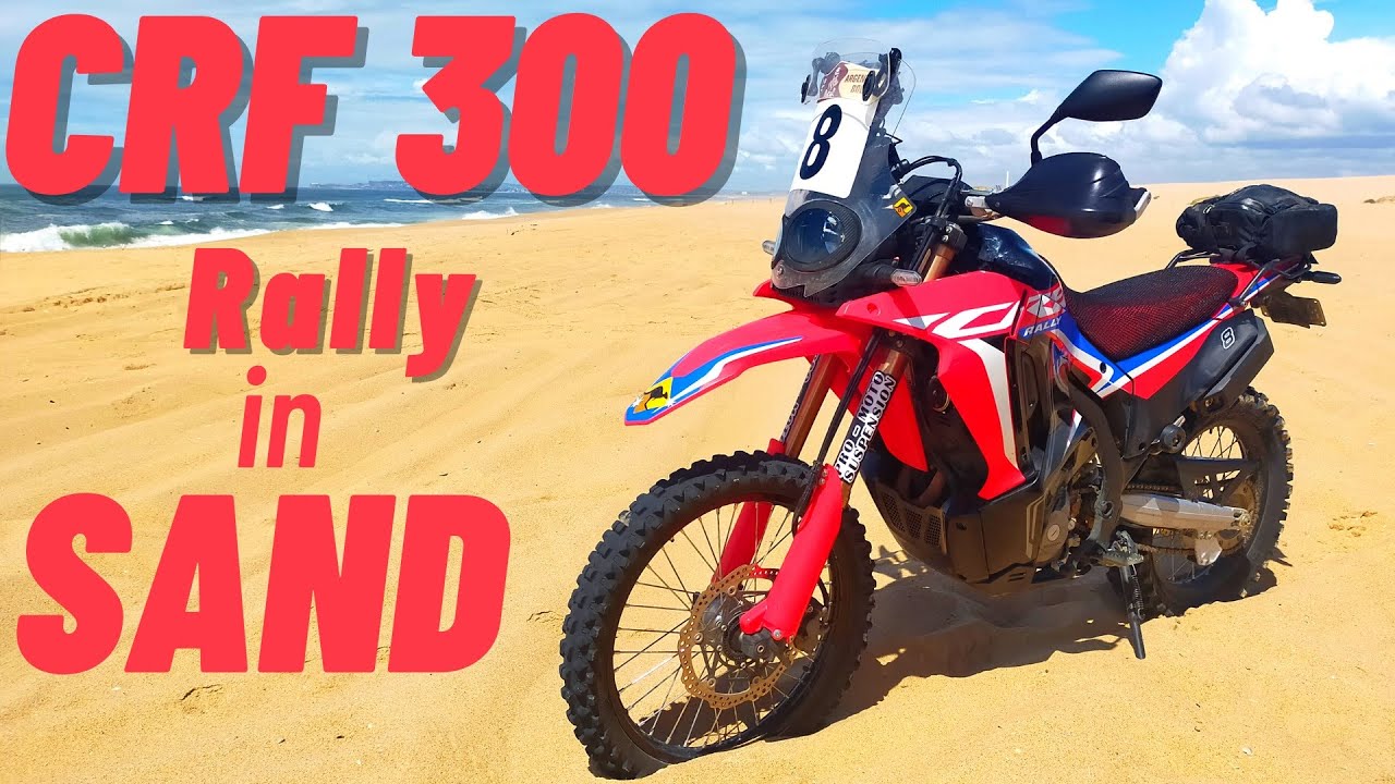 CRF 300 Rally on Stockton Beach