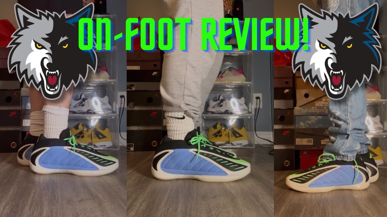 AE2 blue fusion On-foot review ! (ADIDAS COOKED)