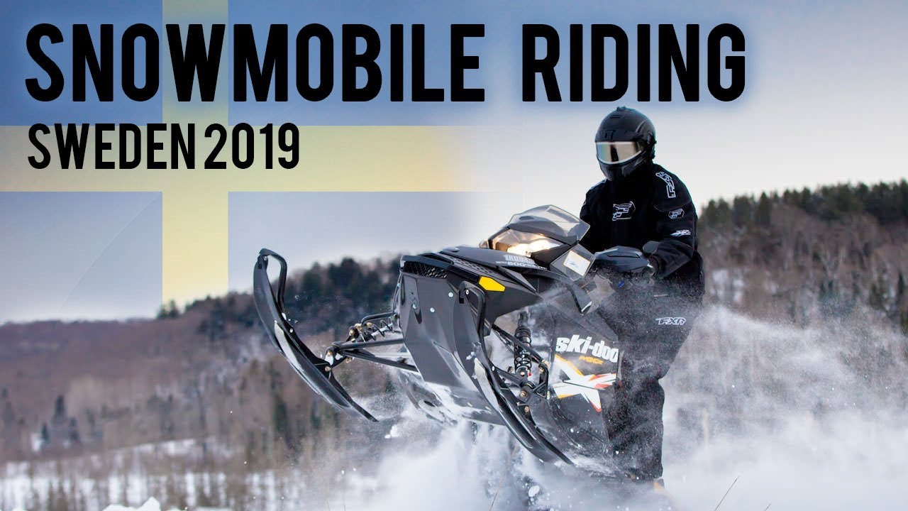 Snowmobile Riding: Sweden 2019 🇸🇪