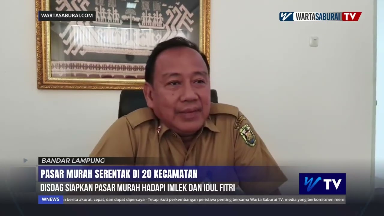 DISDAG SIAPKAN PASAR MURAH SERENTAK DI 20 KECAMATAN, HADAPI IMLEK DAN IDUL FITRI