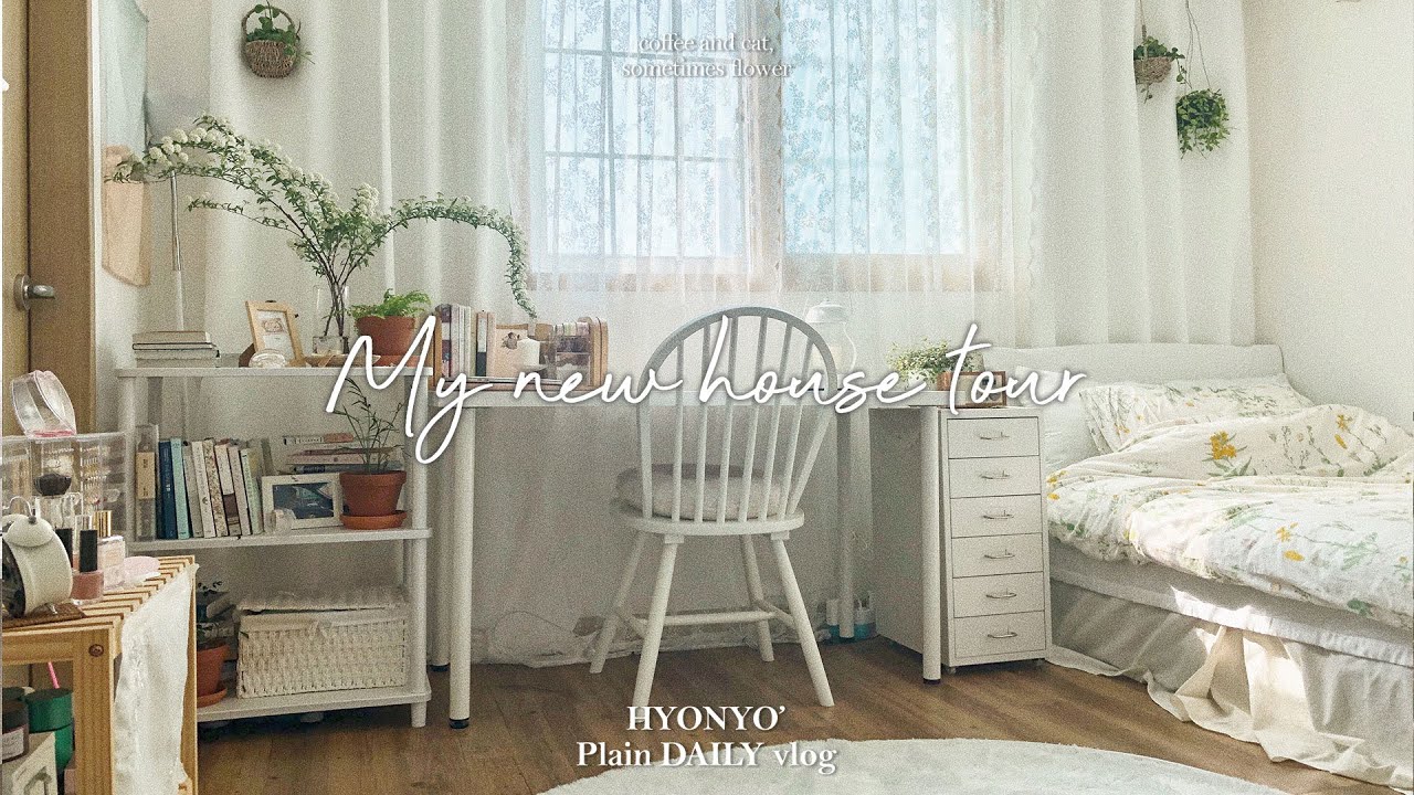 (ENG) 두번째 집 _5평 원룸에서 꾸미고 고양이랑 같이 룸투어 ROOM TOUR 🏡✨