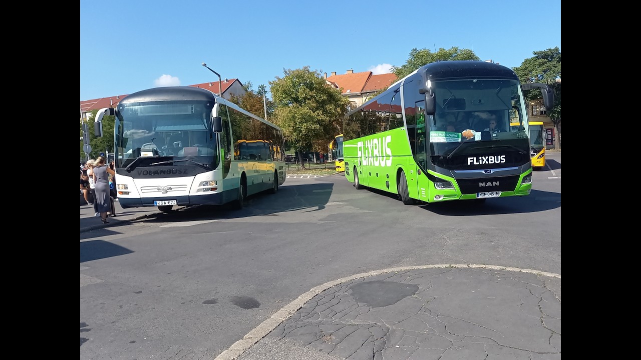 Volánbuszok Miskolcon 2025 őszén