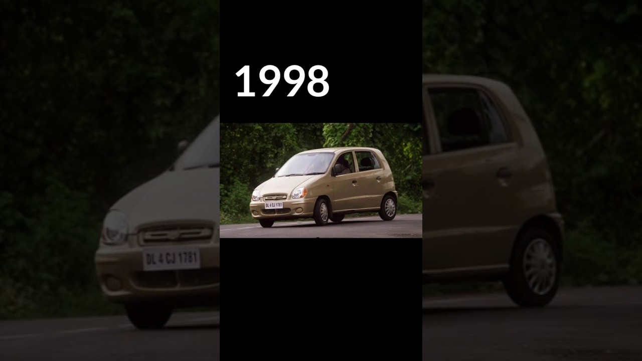Evolution of Hyundai Car | Old vs New | #shorts #evolution #car #hyundai #hyundaicreta #cars