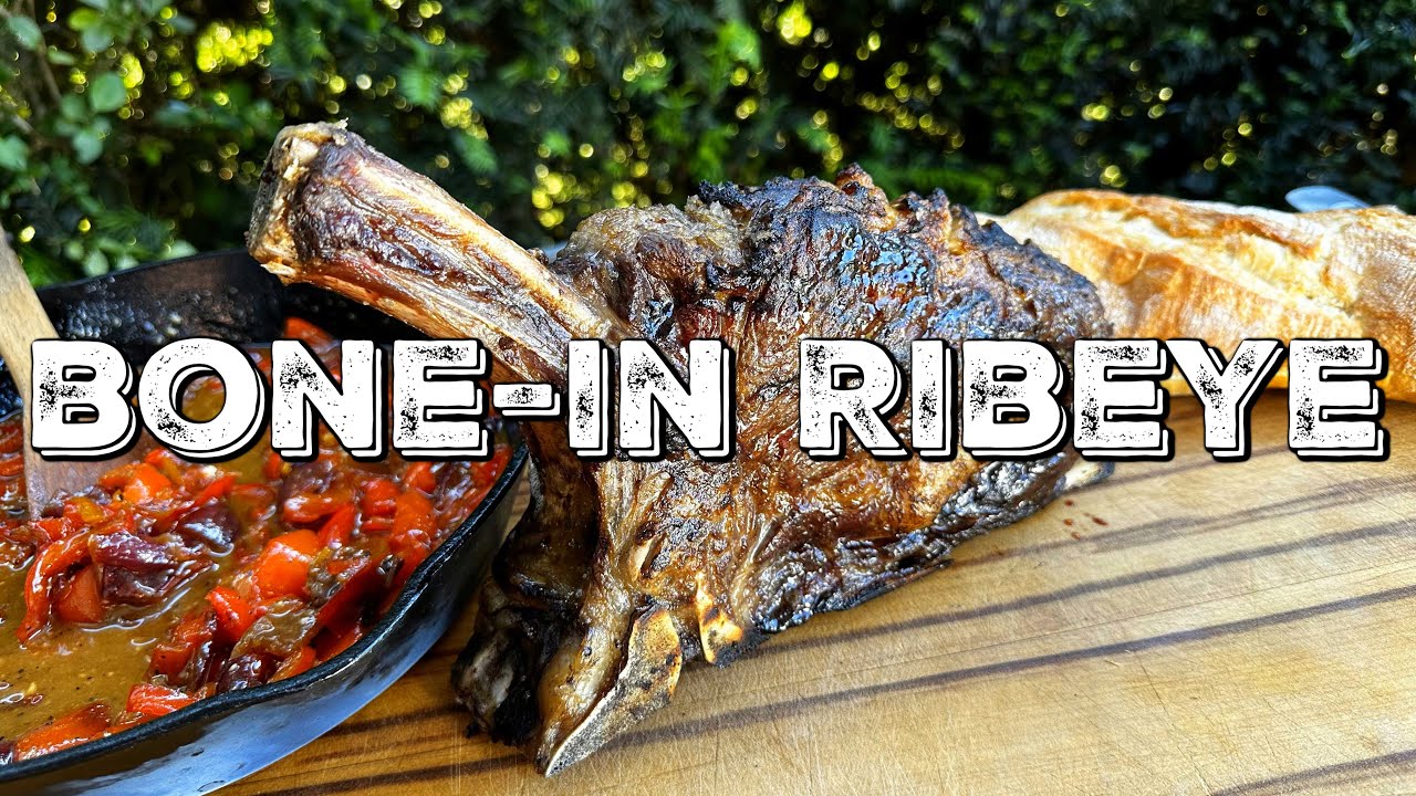 RIBEYE STEAK mit Paprika-Feta-Marmelade