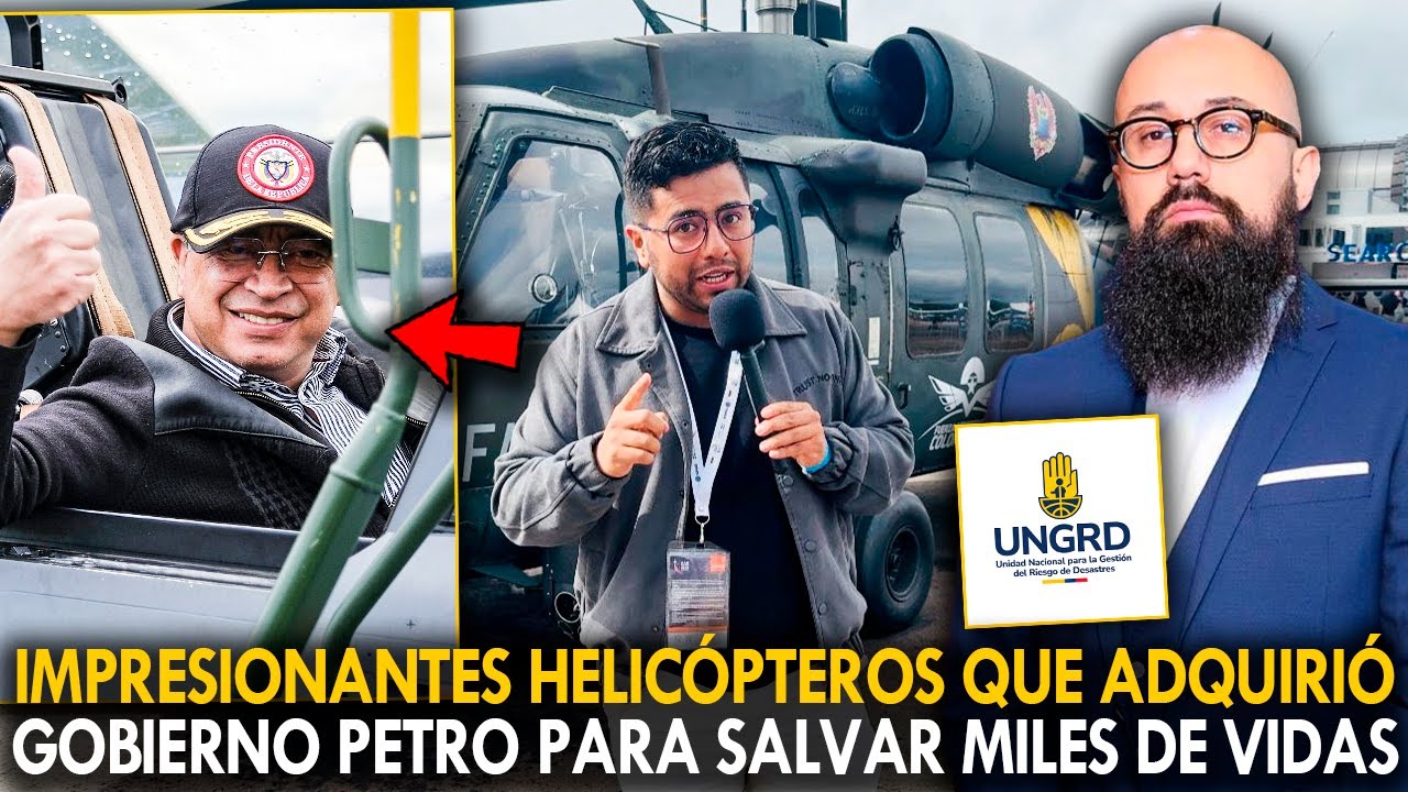 🔥Los impresionantes helicópteros que adquirió el gobierno Petro y UNGRD para salvar miles de vidas