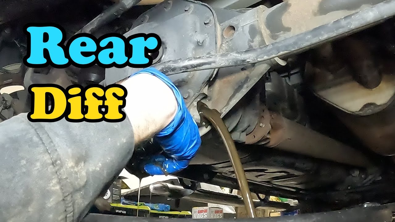 2011-2018 Dodge Ram 1500 Rear Differential Fluid Change Easy DIY