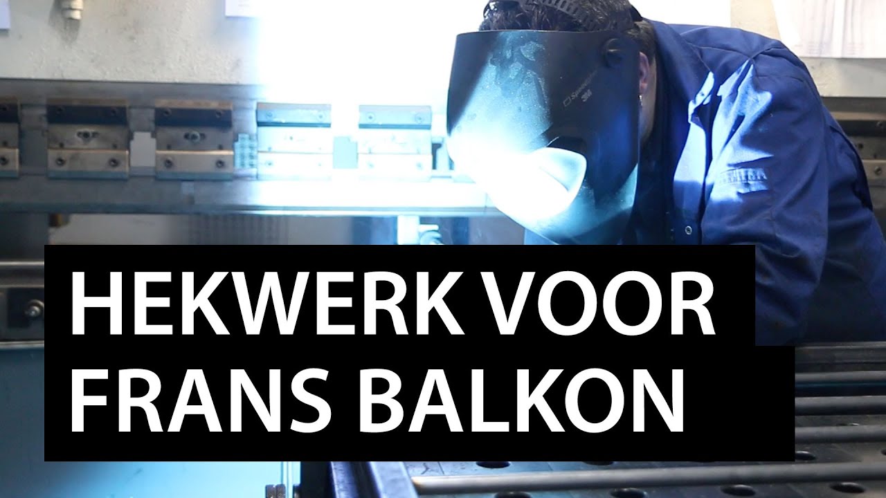 Zo wordt een hekwerk voor Frans balkon gemaakt