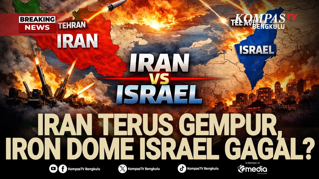 🔴 BREAKING NEWS - Update Terkini Perang, Rudal Iran Terus Gempur Israel, Iron Dome Kewalahan?