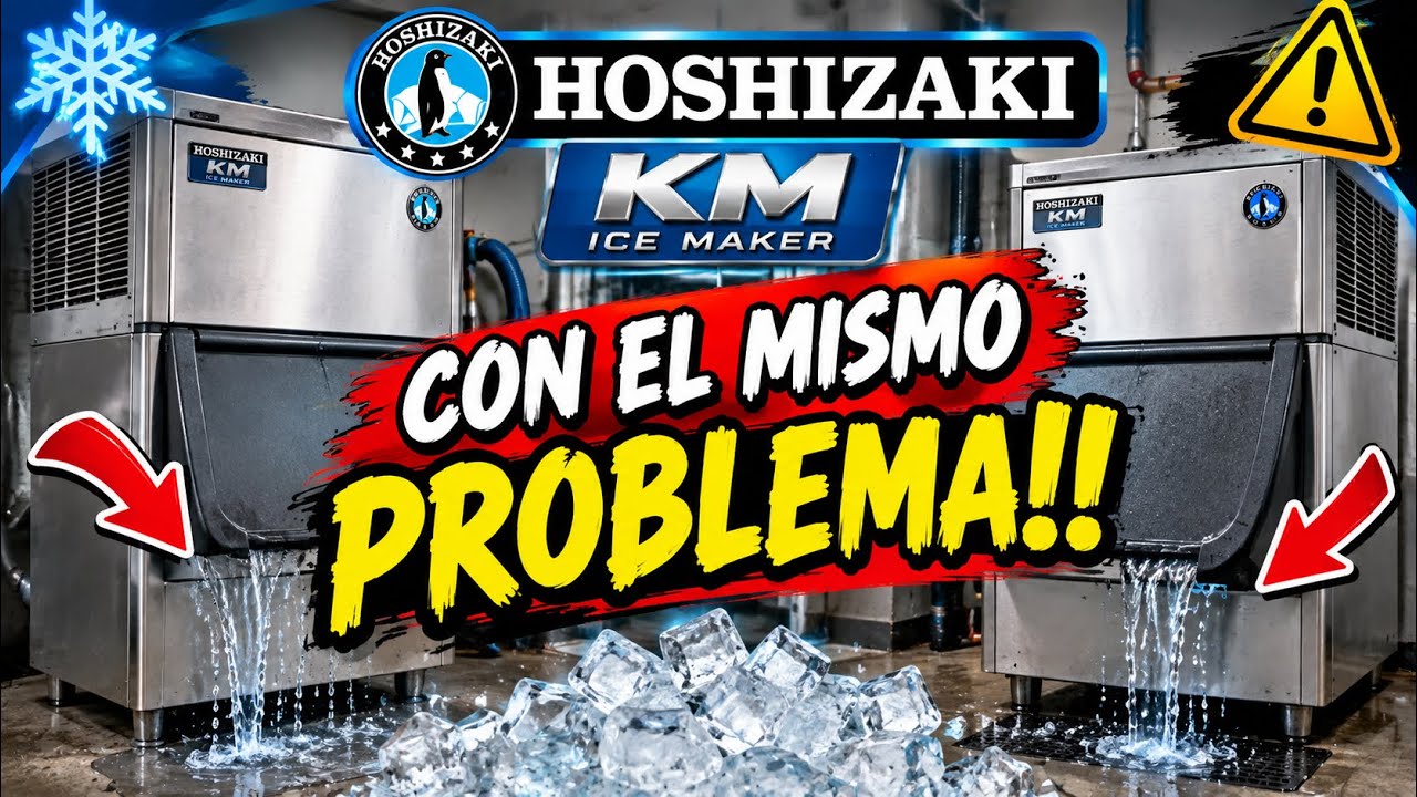 HOSHIZAKI KM Y KMD MAQUINAS DE HIELO CON EL MISMO PROBLEMA!!!
