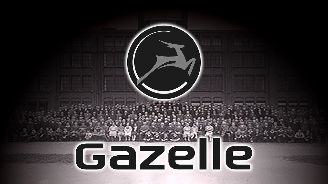 Gazelle Bicycle Factory Footage (Historic Video Footage)