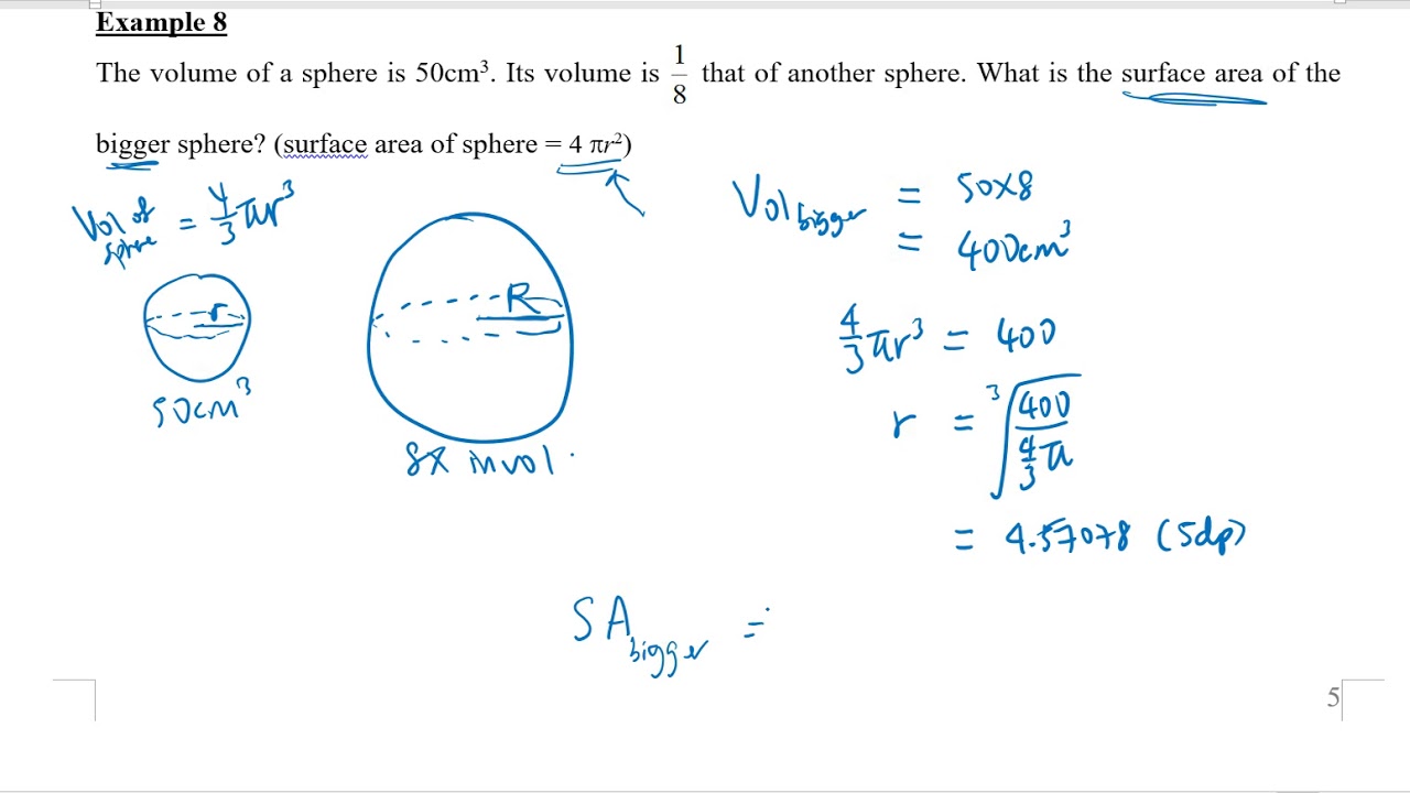 Similar Volume Ratio Notes Pg 4 to 6