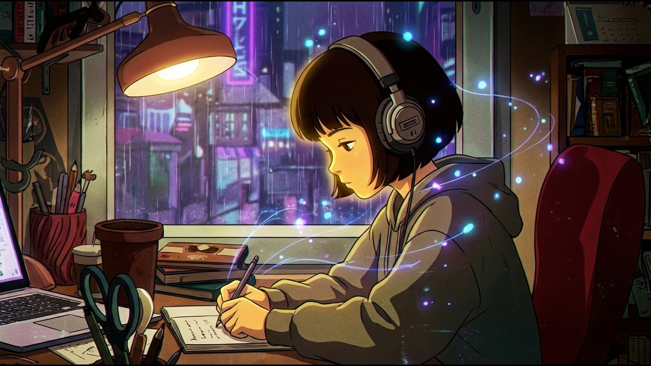 [2 HOURS] Night Study BGM | Lo-fi for Late-Night Focus