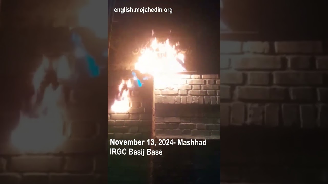 Protesters attack IRGC Basij base in Mashhad | Iran protests