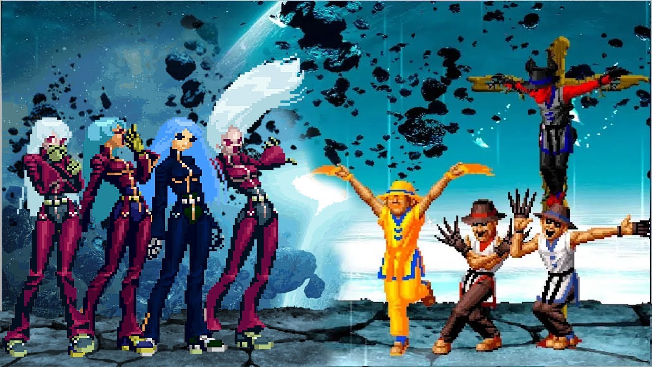 [KOF Mugen] Kula Diamond Team vs Choi Bounge Team