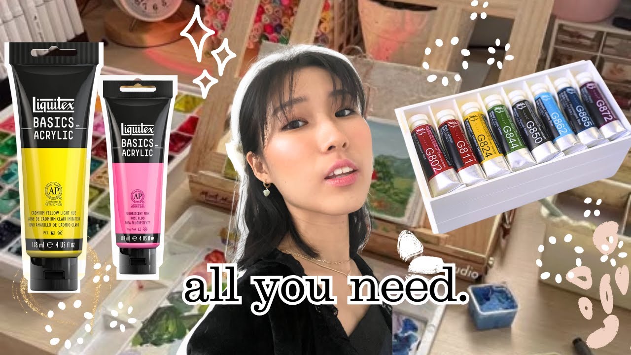 painting supplies that CHANGED MY LIFE *beginner friendly*