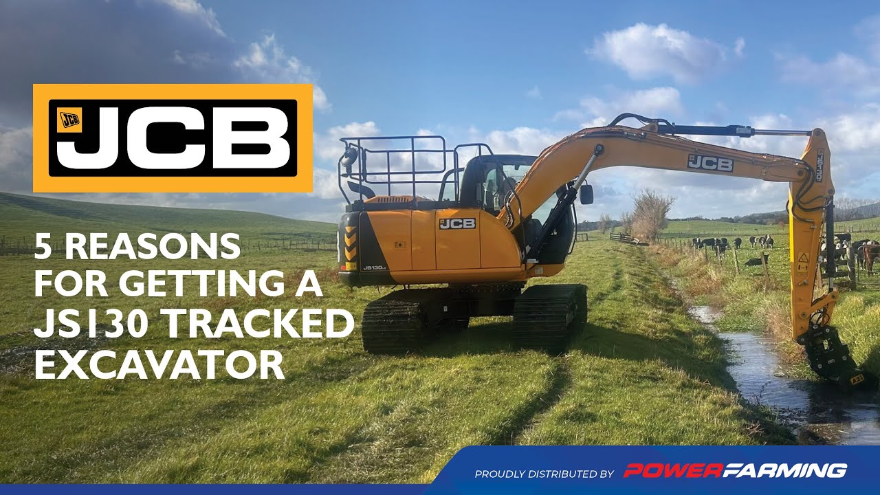 JCB JS130 Tracked Excavator -  5 Reasons