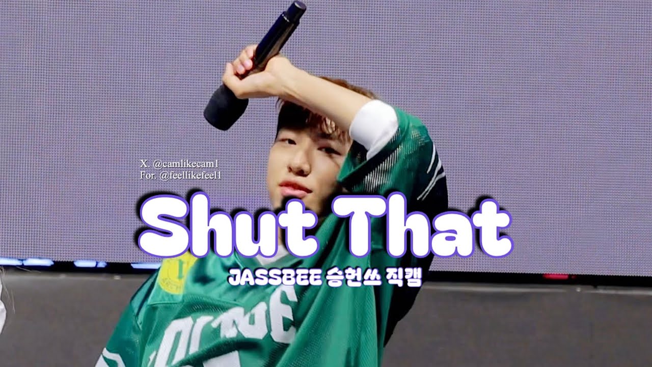 [승헌쓰 직캠] 250919 천안 피크타임 페스티벌 ‘재쓰비 - Shut That’ 📹
