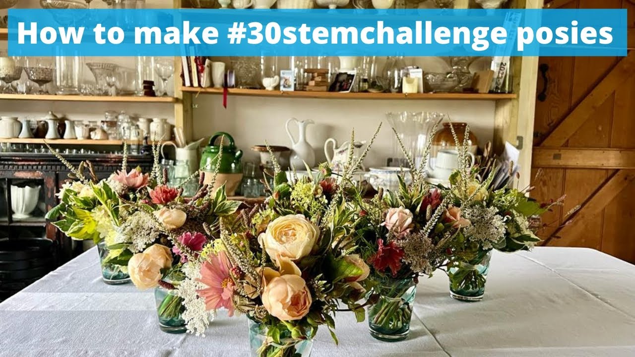 Как сделать букеты #30stemchallenge в бокалах для бассейна @CasabyJJ