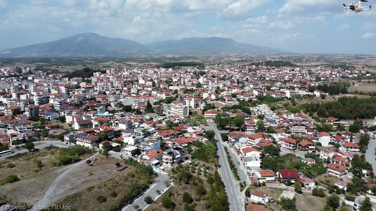 Γιαννιτσά - Δήμος Πέλλας / Απογευματινή βόλτα απο ψηλά / 4K /drone DJI Mini 2