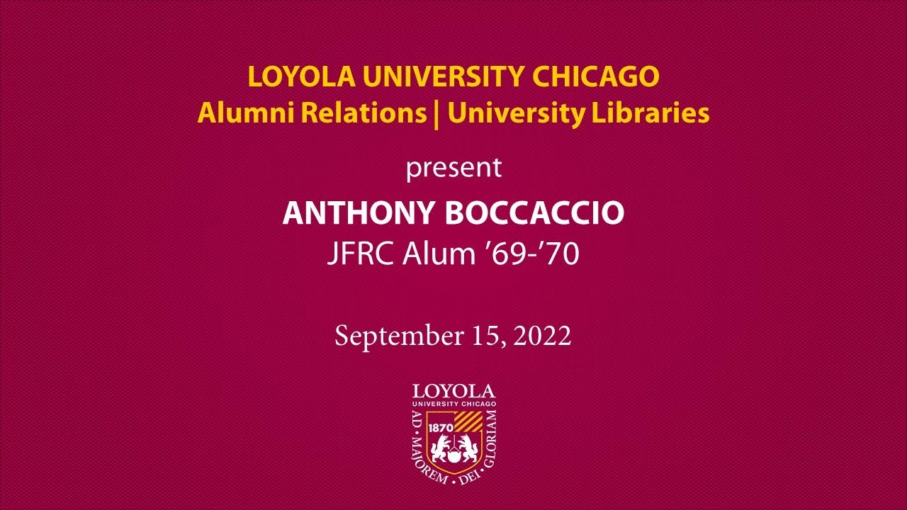 Photographs and Memories of Rome with Anthony Boccaccio